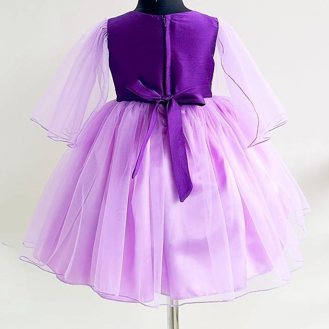 Платье для девочек, Girls Dress Embroidery Fancy (Lavender & Violet), Stanwells Kids
