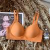 Japanese milk skin has no traces and is breathable. Small breasts gather underwear for women without steel ring soft support to prevent sagging