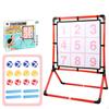 Interactive Freestanding Target Game | Active Play, Throwing with Balls, for Backyard