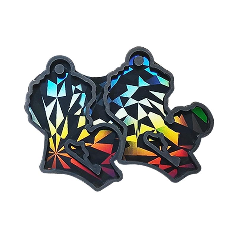 Flexible Silicone Molds for Handmade Craft Hangings Ornament Pendant Making Mold Craft Tool Handmade Head Sculpture Mold