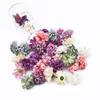 30/60 Stück Stickerei-Vasen Heimzimmer-Dekoration Hochzeit Braut-Accessoires Ausverkauf DIY-Bastelartikel Seiden-Nelke Künstliche Blumen