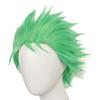 Short Green Wigs for Men Light Grass Green Wig Zoro Wig Boys Heat Resistant Synthetic Halloween Party Cosplay Wigs
