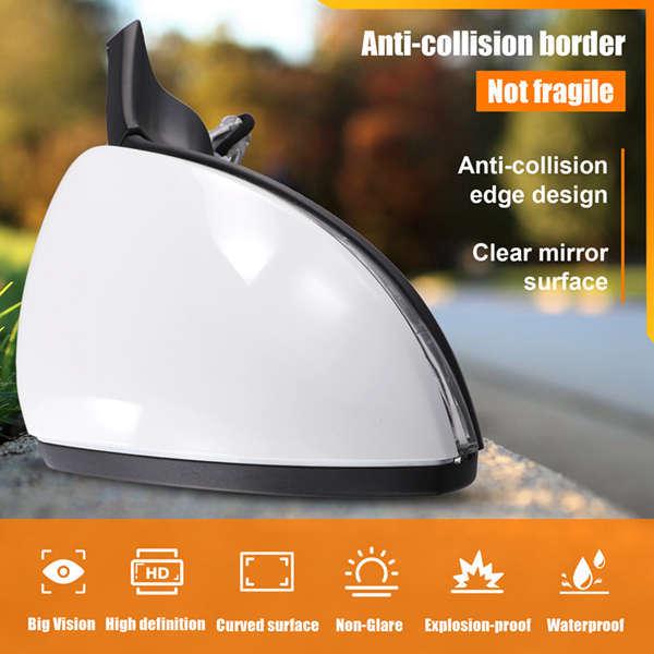 Right-Side Rearview Mirror with Light, Heating, and Electric Adjustment for Volkswagen Golf 7 MK7 MK7.5