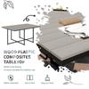 10 Seater Rattan Cube Garden Furniture Set, Rattan Dining Set with Cushions, Outdoor Dining Table and Chairs with 6 Armchairs, 4 Stools