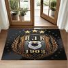 Beşiktaş FC Design Krystalfløjls Tæppe Blød Dekorativ Måtte til Soveværelse Entré