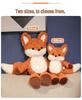 Running Fox Girl Plush Sleep Pillow - Cute Birthday Gift