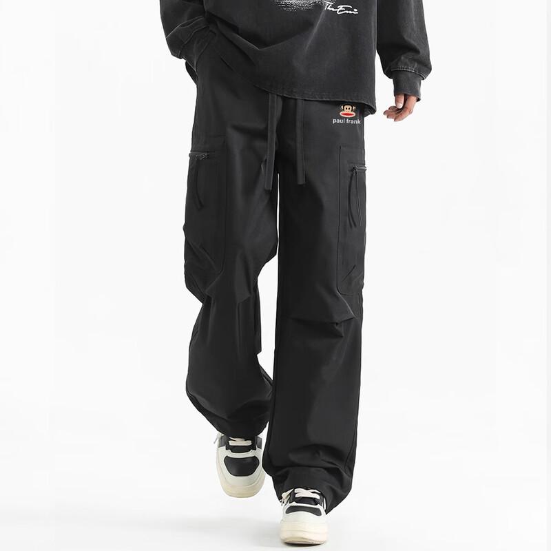 paul frank Men's High Street Loose Straight Cargo Pants