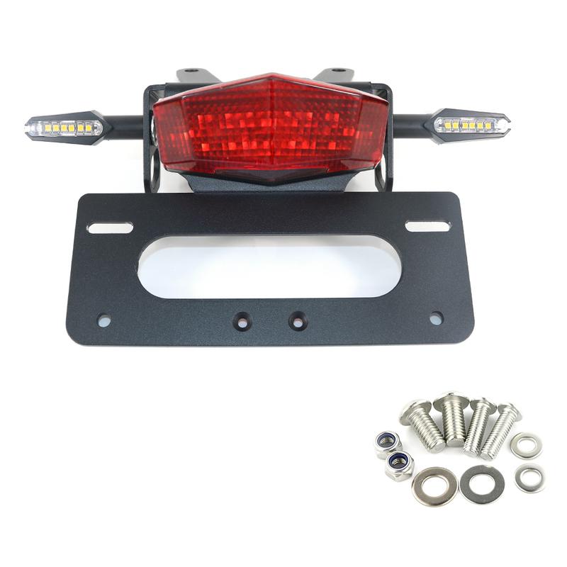 Tail Tidy License Plate Holder with LED Light Fit For Honda CRF250L CRF250M 2013-2022 CRF250 Rally 2017-2022 Fender Eliminator