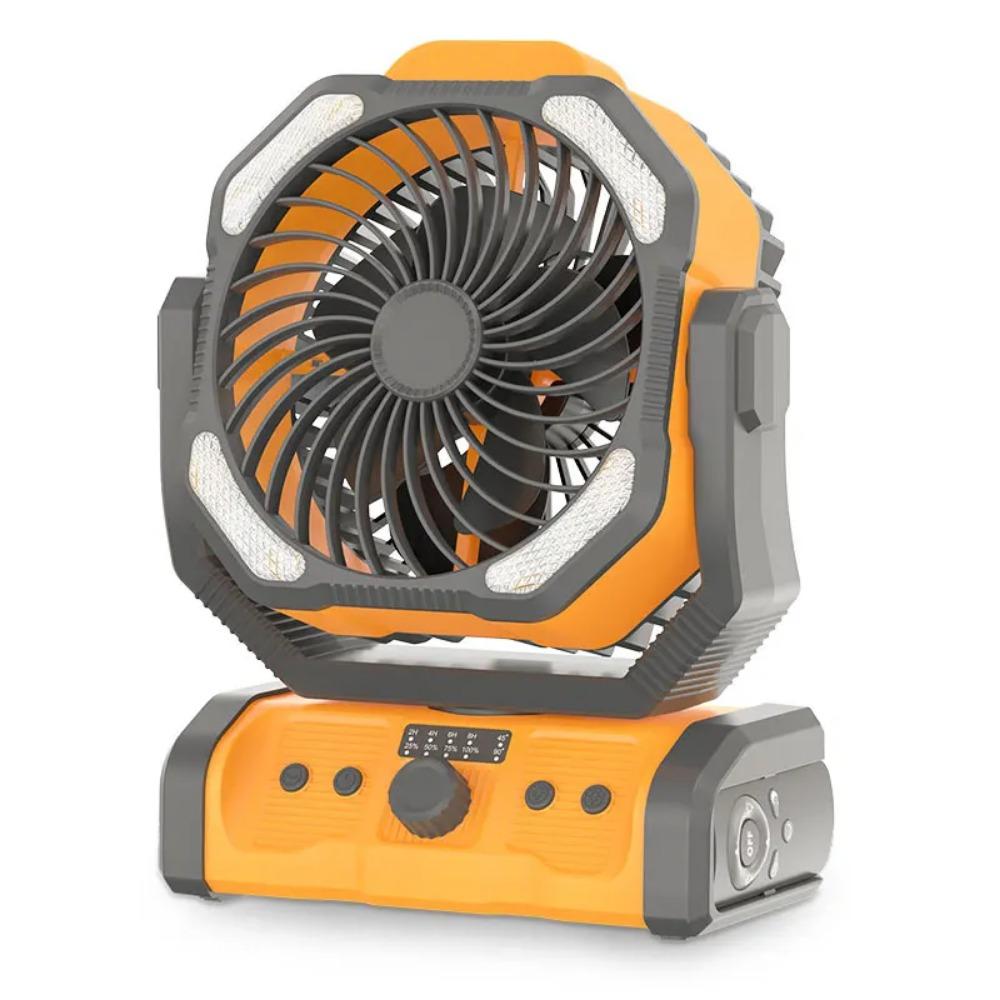 Camping Fan Rechargeable 20000mah Portable Wireless Camping fan for Outdoor Camping Ceiling Fan with Light and Remote Control