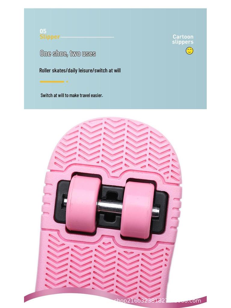 Odnímatelné ultralehké čtyřkolečkové brusle pro děti a dospělé