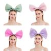 New Big Bow Headband Three-dimensional Mesh Big Bow Headgear Sweet and Cute Face Small Simple Headband