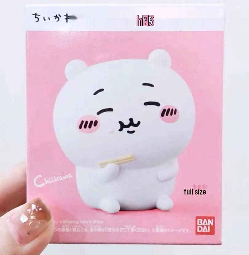 Cartoon Chiikawa Self-Deprecating Bear & Usagi Figurines - Blind Box Decorative Collectibles.