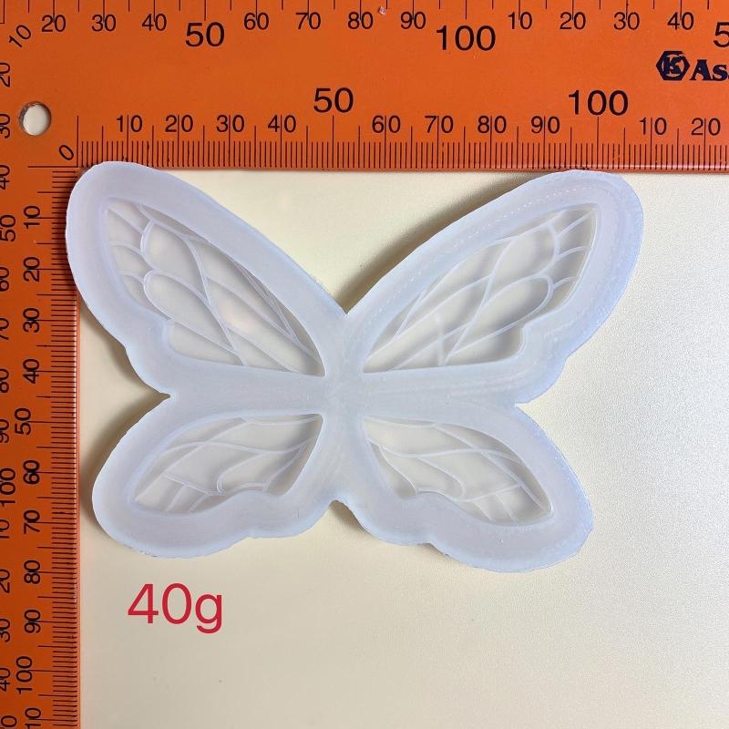 Butterfly Elf Wing Quicksand Silicone Epoxy Mold DIY Keychain Pendant Jewelry Crafting Mould for Valentines Gift