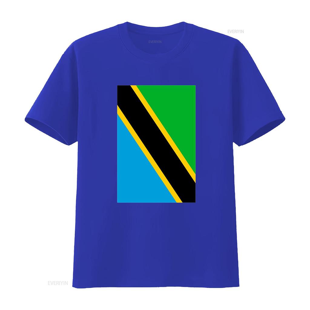 Grunge Tanzania Flag Cool East Africa Swahili Tanzanian T Shirt vintage Washed Breathable Slightly fashion Unisex Comfortable