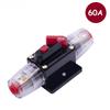 24V 12V 60A/100A Car Battery Fuse Automatic Reset Audio Stereo Amplifier Fuses Overload Protection Adapter Auto Accessories