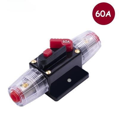 24V 12V 60A/100A Autobatterie-Sicherung Automatischer Rückstellschutz Audio Stereo Verstärker Sicherungen Überlastschutz Adapter Auto Zubehör