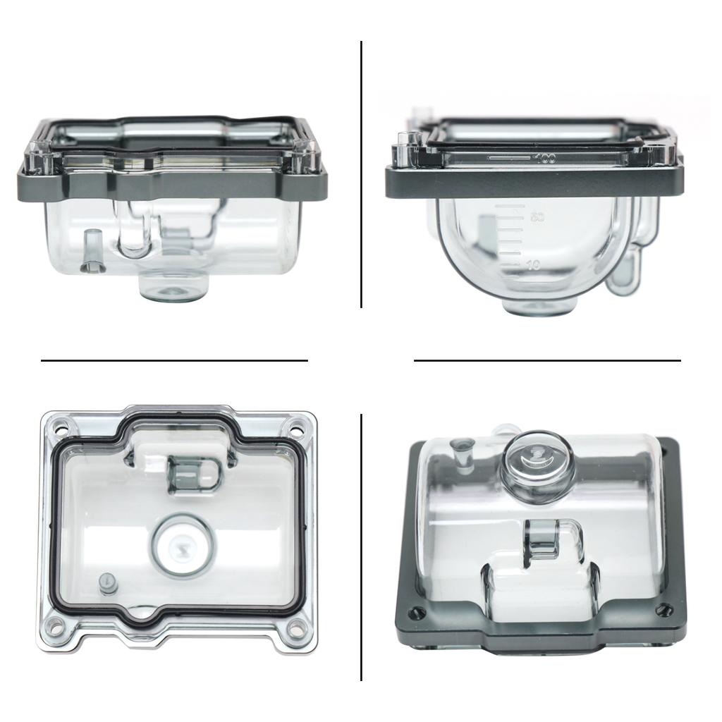 Sclmotos For PWK 33 34 35 36 38 40 42MM Nylon Transparent Carburetor Float Bowl Oil Cup For Keihi Modify Racing Motorcycle