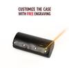 CONTACTS FAMILY Leather Anti-Fall Watch Box: Portable Three-Piece Mechanical Watch Storage Case