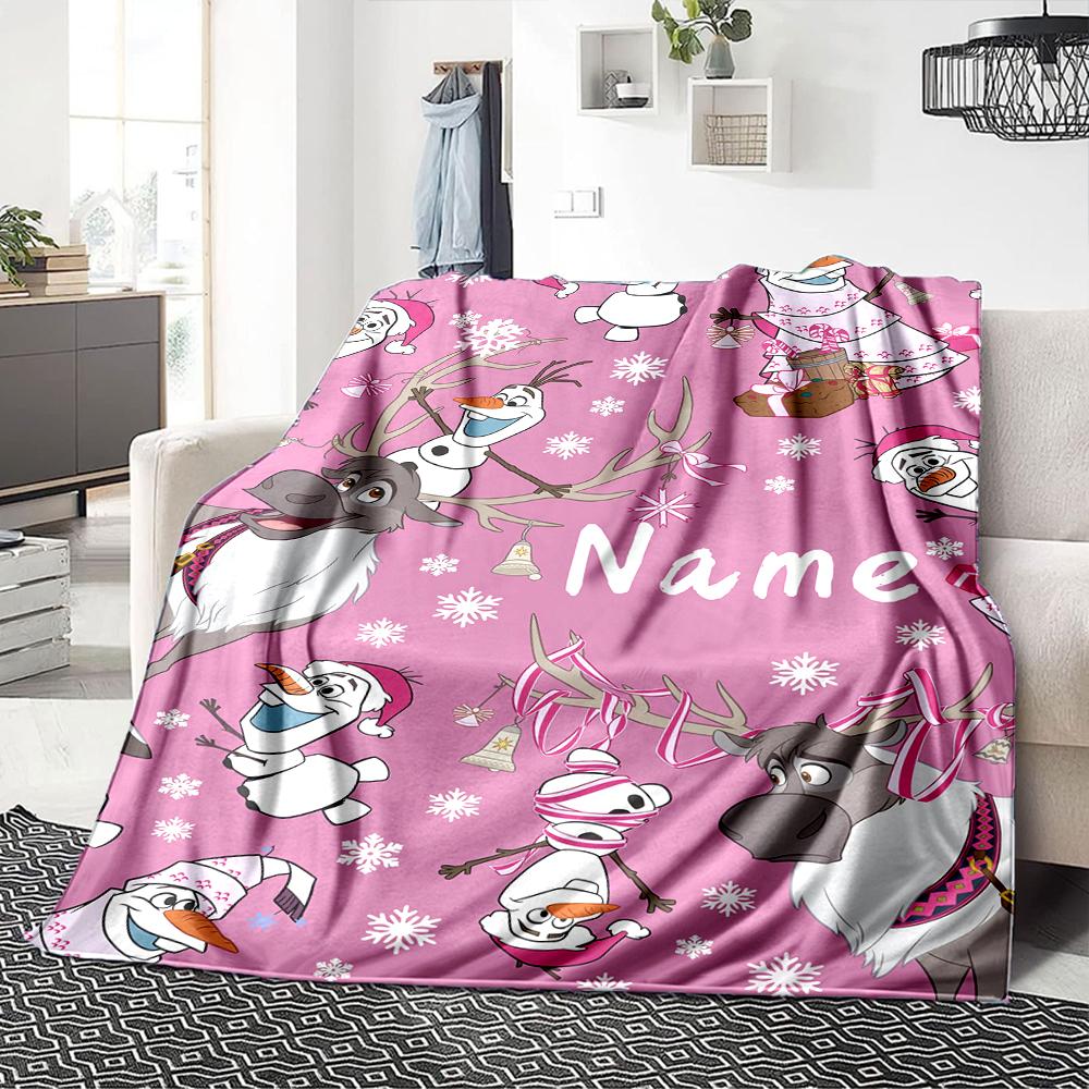 Custom Name "Simba's Journey" blanket for Couch & Bed, Plush Cozy Fuzzy Blanket Super Soft & Warm Blankets for Fall and Winter. 0908449