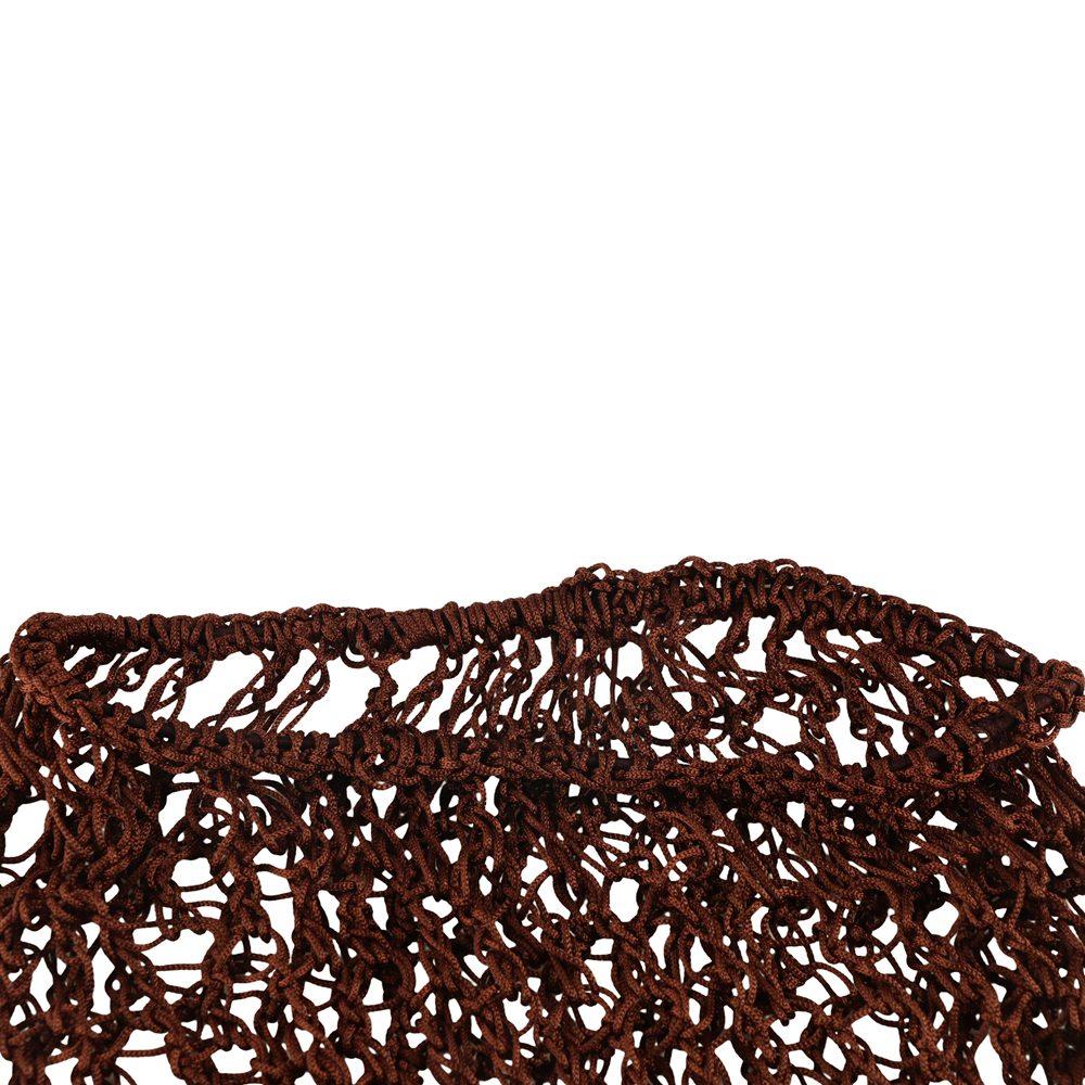 Night Cap Long Crochet Hair Snood Elastic Hair Care Sleeping Hat Fashion Mesh Hair Net  Women