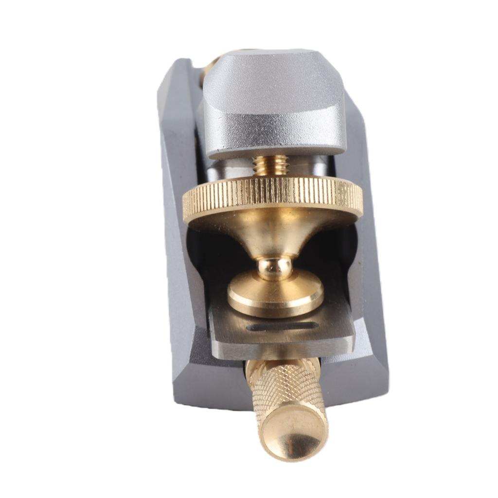Wood Planer Aluminum Alloy Brass 33 Degree Low Angle Flat Bottomed Hand Plane for Woodworking