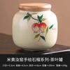 Barattolo Europeo in Ceramica con Coperchio Fiori Dipinti a Mano per Decorazione Tavolo Contenitore Ermetico per Tè Dispenser per Cereali da Cucina