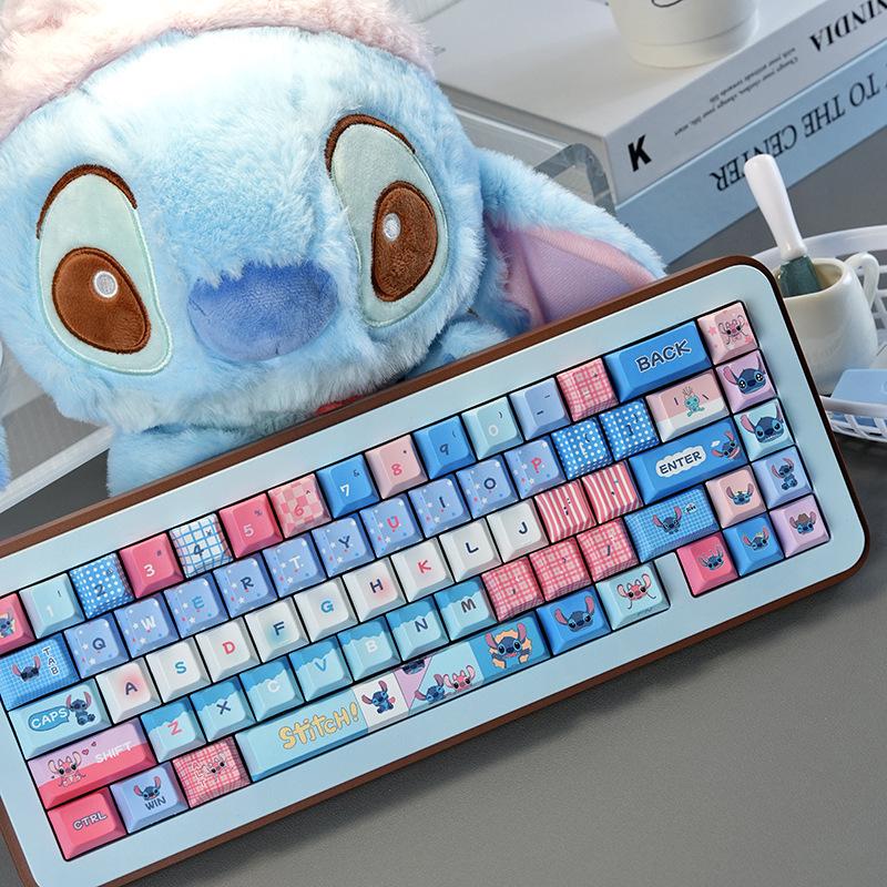 Stitch MOA Original Height PBT Dye-Sublimation Lilo & Stitch Mechanical Keyboard Full Keycap Set