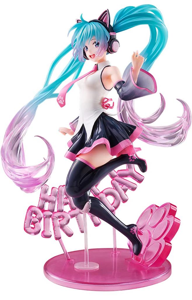 Taito Hatsune Miku Birthday 2021 AMP Figure ~Happy Cat ver.~