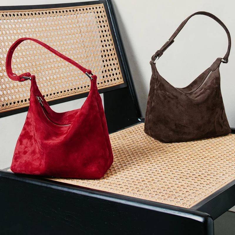 Ladies Soft Frosted Cow Leather Durable Shoulder Bag Female Retro Casual Cowhide Handbag Women Fashi Trend Luxury Designer Bag