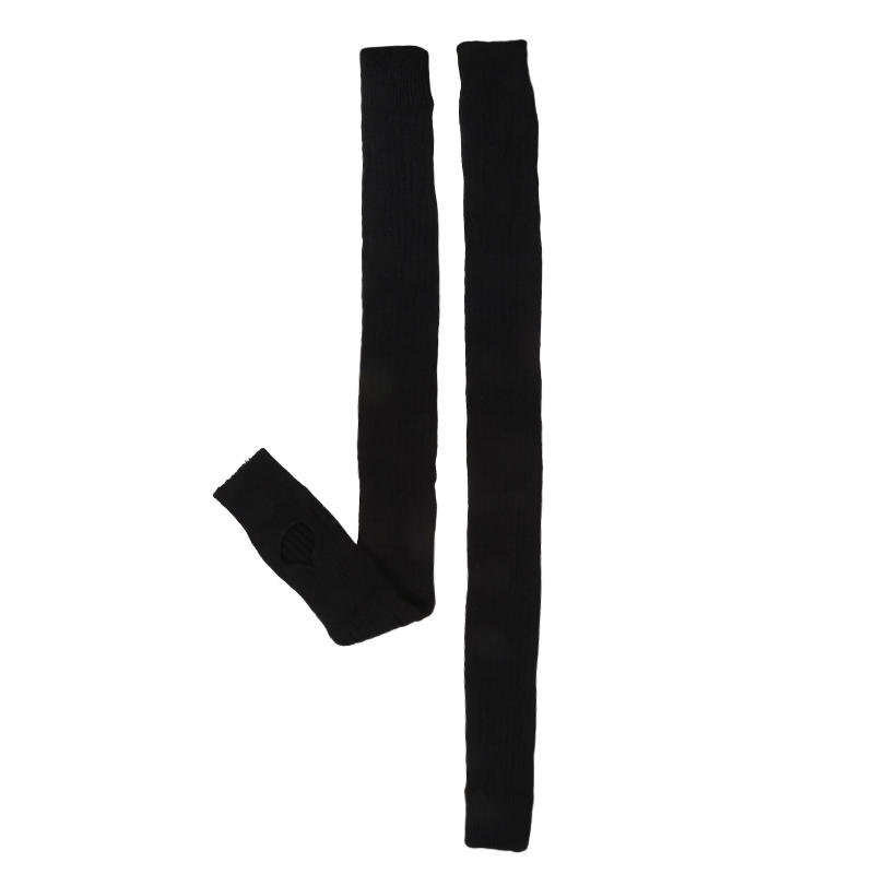 Women's Winter Over Knee High Footless Socks Vertical Stripes Knit Long Leg Warmers Elatic Boot Cuffs