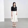 Women's Black Commuter A-Line Suit Skirt