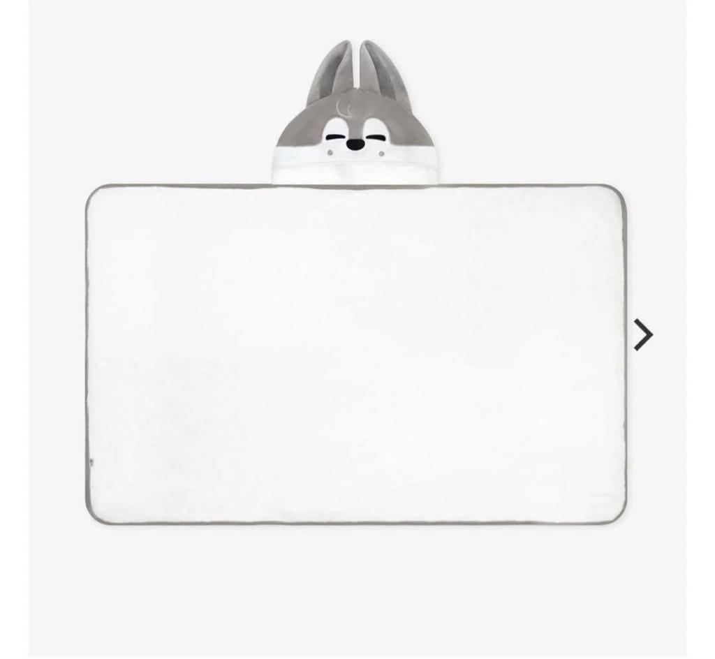 [USED] StrayKids SKZ Blanket Wolfchan Bangchan