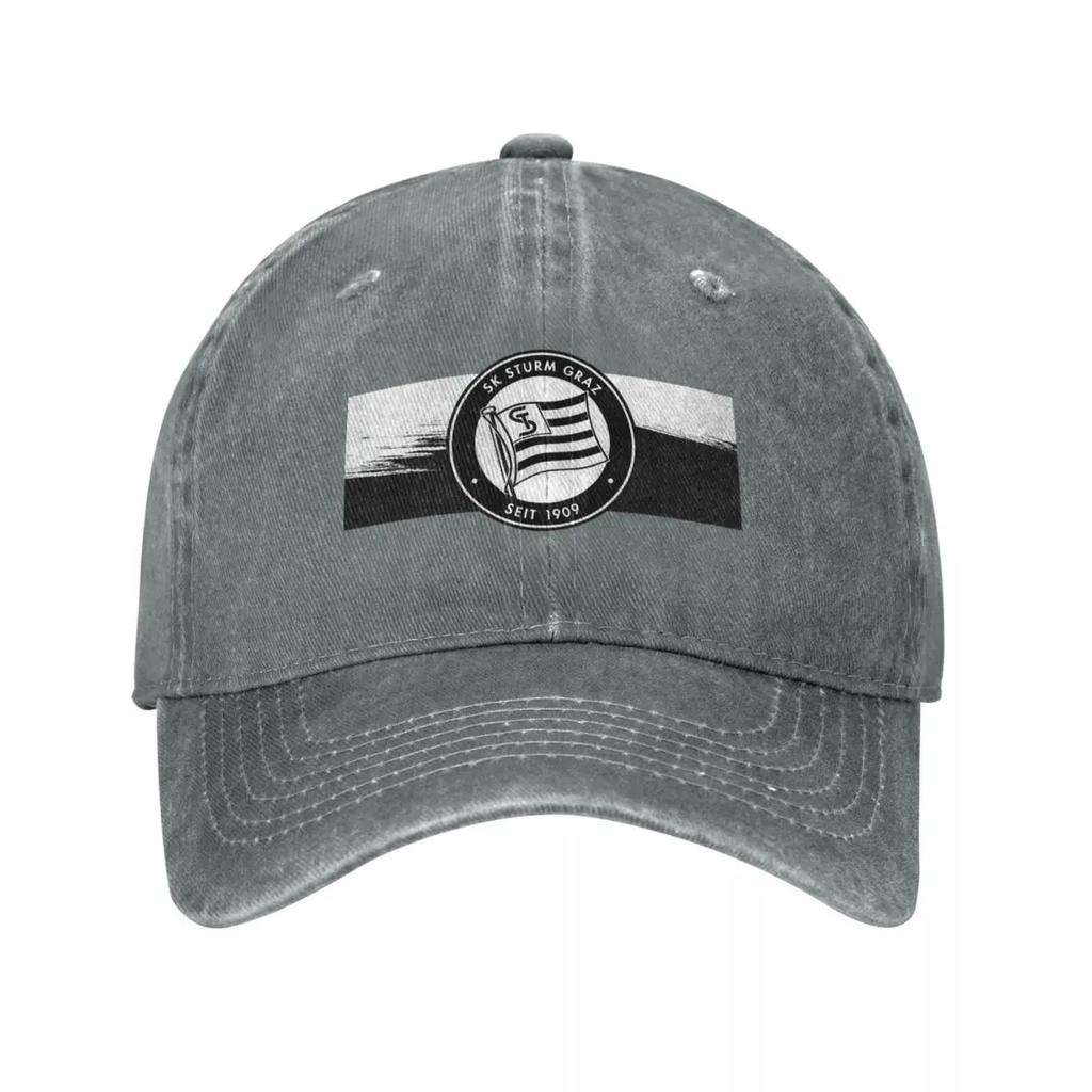 SK Sturm Graz Die Schwoazn Baseball Cap cute winter hats for Unisex tactical cap black For Women  Unisexs