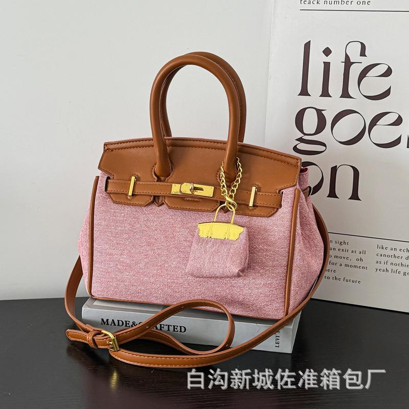 Damentasche große Kapazität neue Mode tragbare Schulter Messenger Platin-Tasche