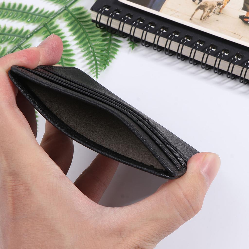 Card Holder Wallet RFID Blocking Business Credit Cards Holders Money for Case PU Leather Purse for Women Men