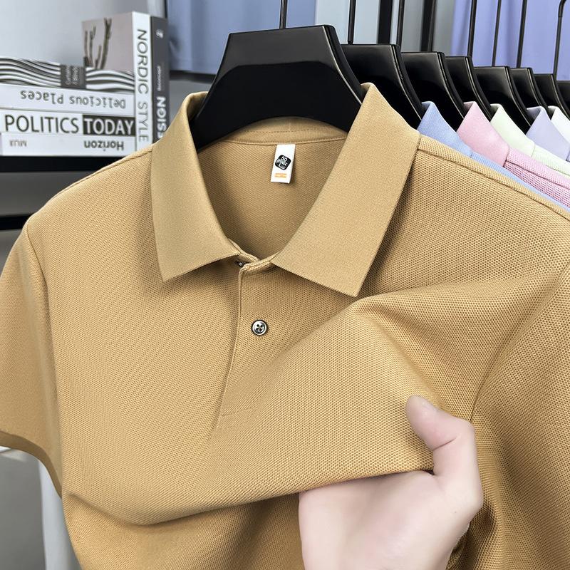 Short Sleeve T-Shirtpolo Men's Summer Lapel Collar Casual Top