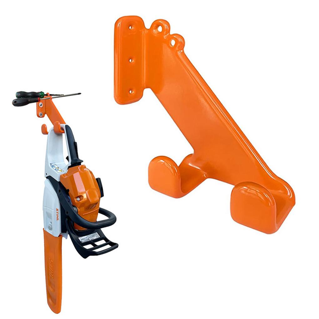 Orange Stainless Steel Hook Wall Mounted Bracket Garage Storage Rack Tool Storage Bracket