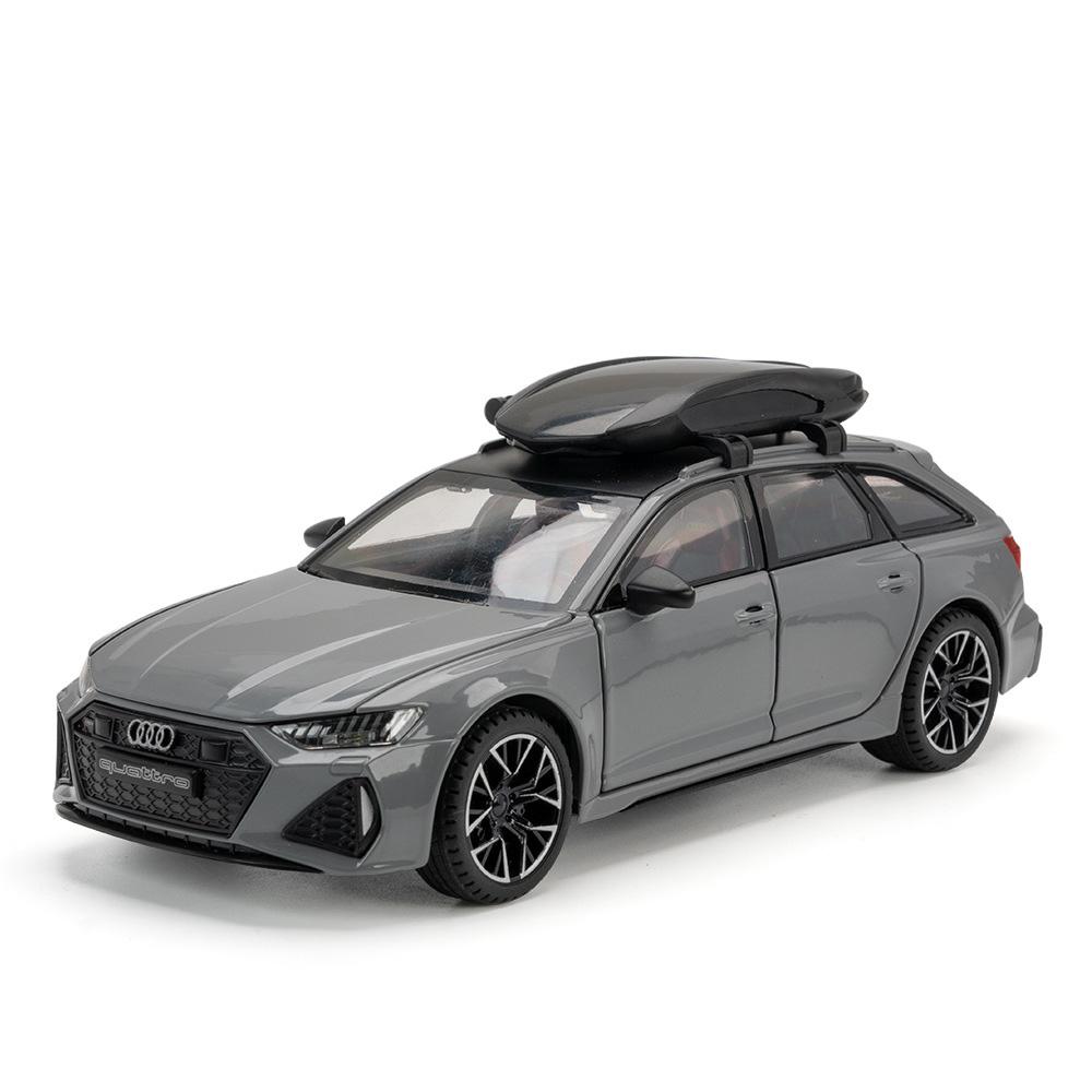 1/24 Scale RS6 Alloy Diecast Car Models Toy 6 Doors Opened Wheel with Pull Back Decoration Cars Kids  Boys Gifts Presents