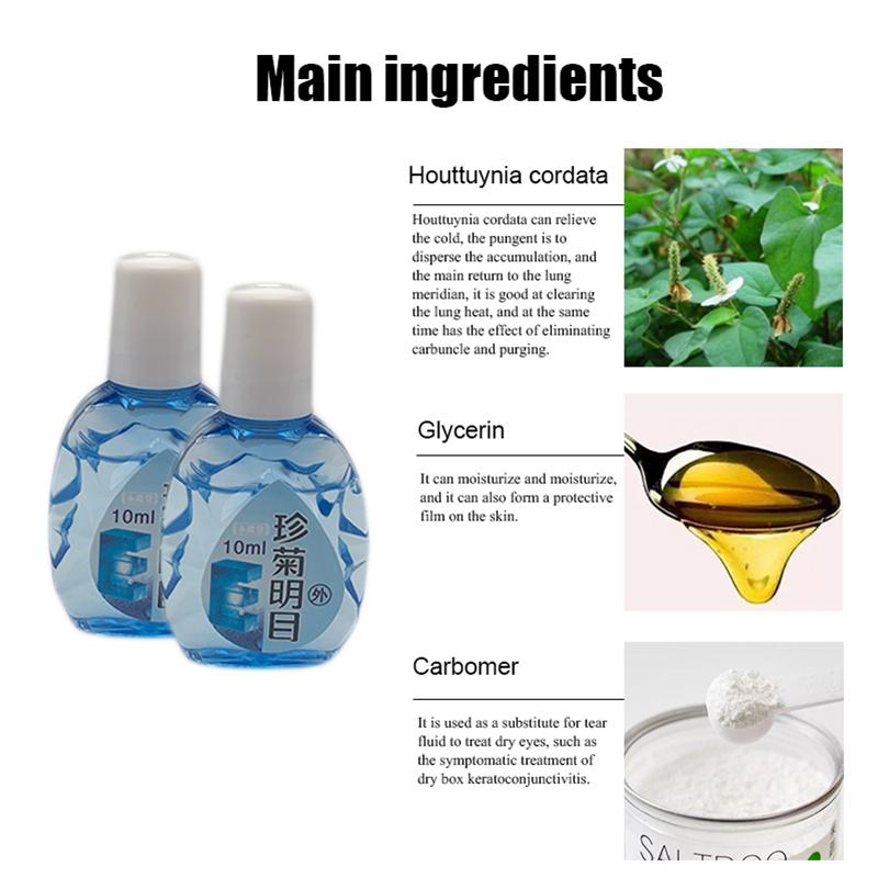 Eye Care Solution Lutein Eye Care Solution, Eye Drops, Relieve Eye Fatigue Eye Protection