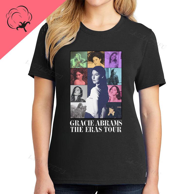 Gifts For Unisex Gracie Abrams Graphict shirt new style hot sale Women short sleeve crewneck cotton Streetwear TShirt