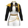 Anime Kid's Kpop Demon Hunter Cosplay Rumi Zoey Mira Costume Girls Black Golden Stage Performance Clothes Halloween Costume