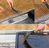 New Stainless Steel Wire Baking Brush Barbecue Stove Cleaning Brush Grill Rack Cleaning Brush Blade Two In One BBQ Accessories