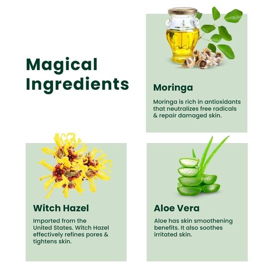 The Skin Story Witch Hazel Toner for Face, Acne & Oily Skin | Natural Pore Minimizer & Alcohol-Free Astringent | Suitable for All Skin Types | 100ml