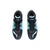 LiNing Cushioning Anti-Slip And Wear-Resistant Breathable Coverage Support Mid-Top Basketball Shoes Unisex Black Green ABAR065-1