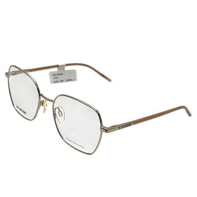 Used Love Moschino MOL568 3YG 140 5318 Glasses Eyewear Square Frame Metal Gold Logo Love Moschino