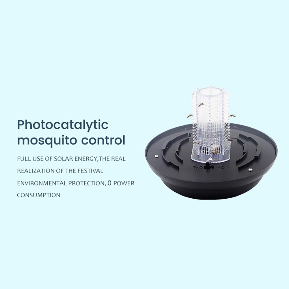 Solar Bug Zapper, Outdoor Mosquito Zapper With 2 Light Modes, 3 Position Toggle Switch, Safety Net And Anti Leakage System, Mosquito Repellent Lamp
