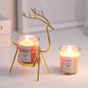 Christmas Gift Iron Candle Holders Metal Christmas Candlestick Modern Deer Candle Holder  Home