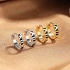 Earrings Trendy Personality Neutral Style High Sense Retro Simple Ear Buckle Roman Numerals Men'S And Women'S Earrings Earrings