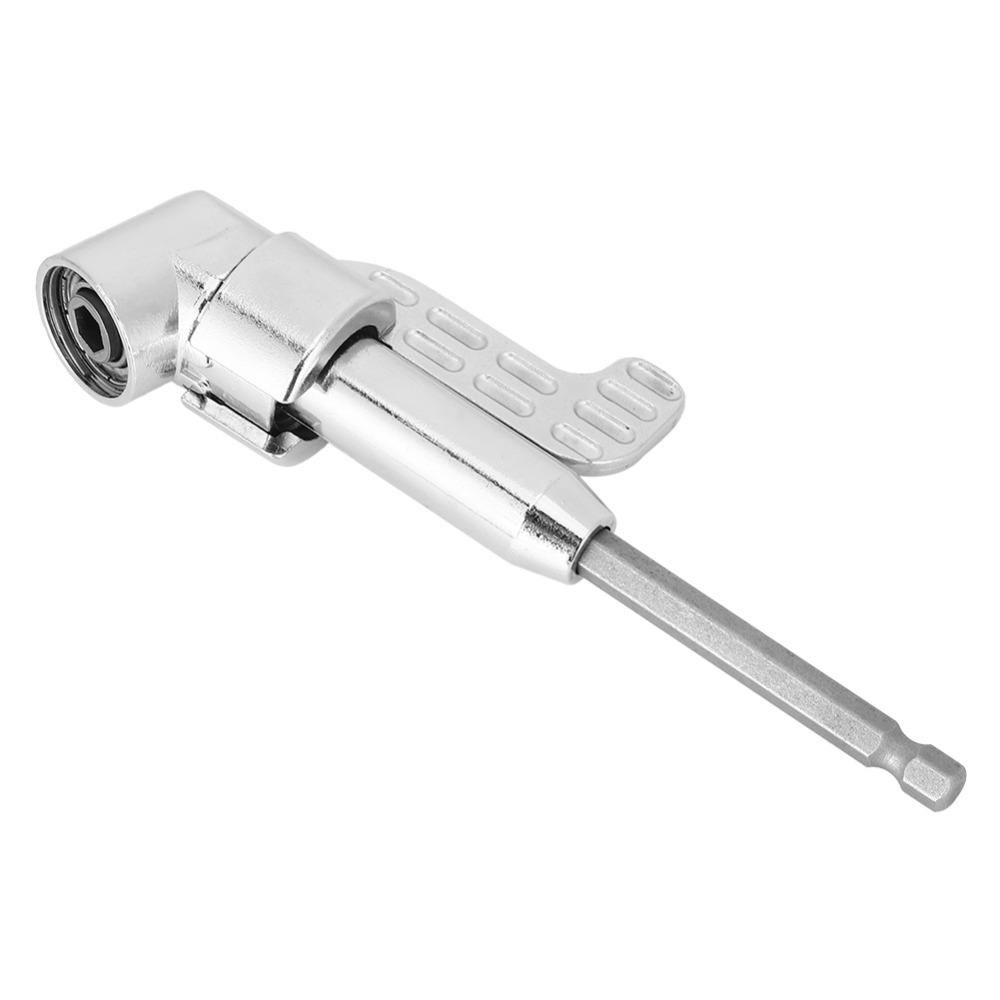 105 Degree Angle Right Angle Drill Adapter Magnetic Quick Change Drive Screwdriver Drill Attachment 1/4-inch Hex Shank