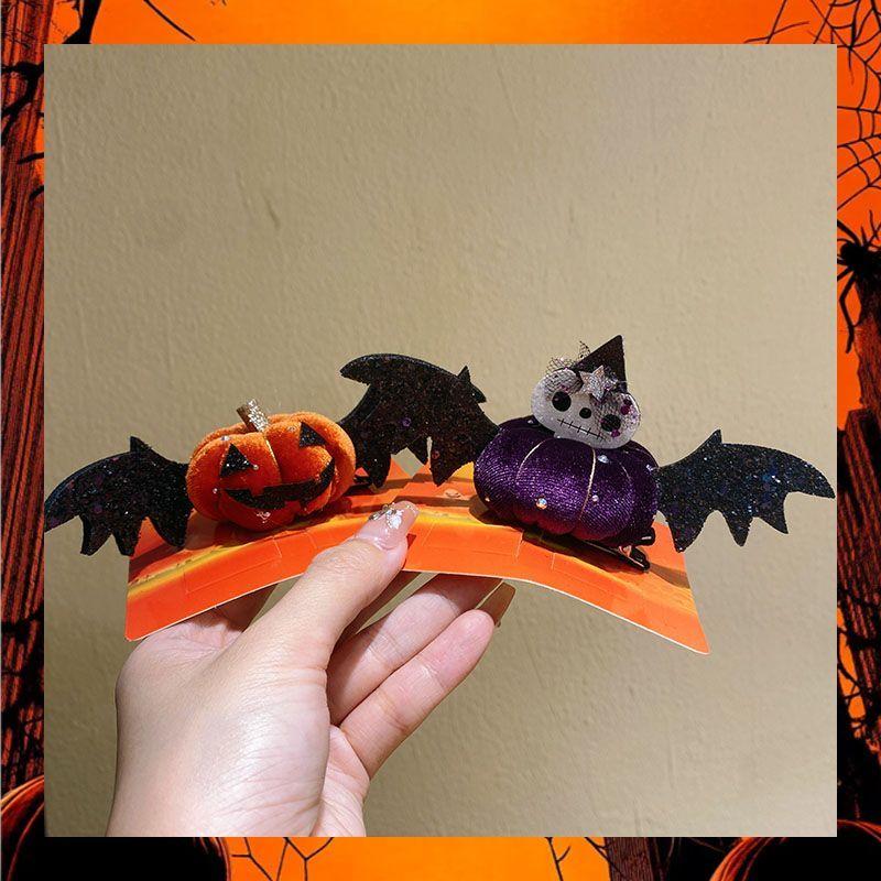Halloween Headwear, Witch Hat, Hair Clip Party, Pumpkin Headwear, Girls' Fun and Funny Hair Accessories